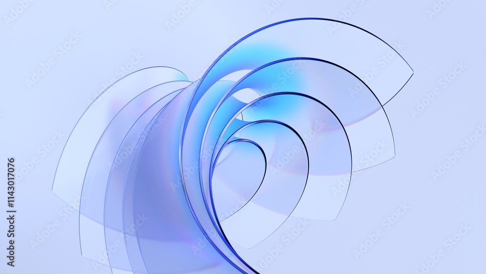 Abstract minimalist background design, 3d render Stock Illustration ...