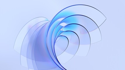 Wall Mural - abstract minimalist background design, 3d render
