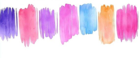 Wall Mural - a watercolor texture with a gradient background in shades of purple, pink, and white, resembling clo