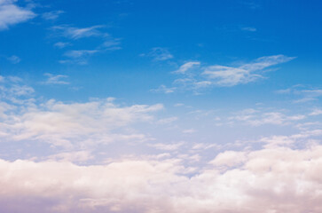 Wall Mural - white cloud in the blue sky