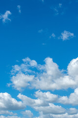 Wall Mural - white cloud in the blue sky