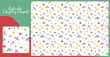 © Flavia Ilustra - Chrtistmas Watercolor rapport for patter design in vibrant colors in png
