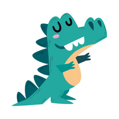 Poster - cute crocodile cartoon