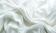© Valentyna - White 3D Undulating lines form a Light abstract background. .