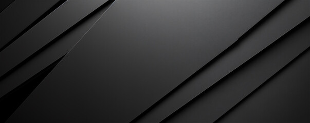 Wall Mural - geometric black background. texture of paper and layers. simple background