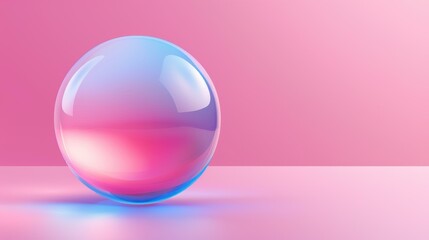Wall Mural - a glowing orb radiates colorful light, filling the space with a surreal and enchanting ambiance that