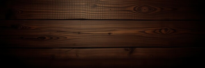 Wall Mural - Dark wood background with rich, deep tones and natural grain, wooden, weathered, elegant