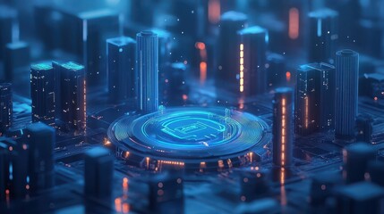 Multi-Factor Authentication Concept - MFA - Cybersecurity Solutions - 3D Illustration
