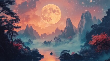 Wall Mural - lunar year, 2025