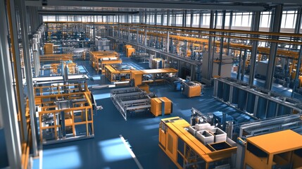 a high-productivity smart factory operating under the principles of industry 4.0, where ai, big data