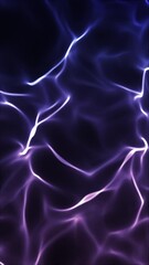 Wall Mural - abstract animated background with caustic lighting, like a thin fabric floating. purple and blue. wa