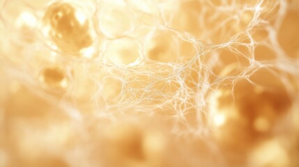 Leinwandbilder - Abstract Energy Flows Soft Light Gradients in Quantum Tech Art