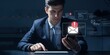 © MediaStockAI - Businessman receives urgent email alert on his mobile device