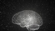 © Home Stock - Abstract glowing brain in space.