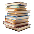 © qaisra - Colorful Stack of Books Ready for Education or Design Projects