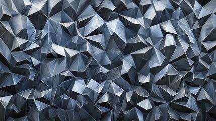 Aufkleber - Digital pattern featuring sharp angular shapes in dark shades creating a dynamic texture for modern design