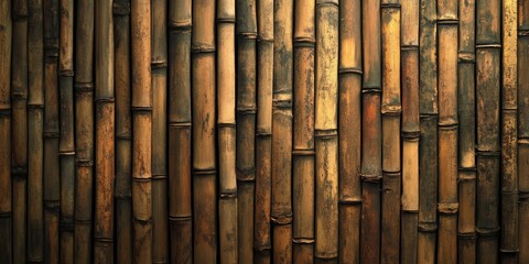 Aufkleber - Abstract bamboo texture creates a unique background, showcasing the beauty of bamboo in various forms. This bamboo texture serves as an excellent backdrop for diverse creative projects.