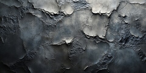 Aufkleber - Textured surface of cement on the wall creates a unique backdrop, showcasing the intricate details of the cement texture, perfect for various artistic and design applications.