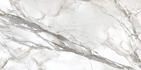 Poster - Elegant white satvario marble features a stunning texture, showcasing glossy calacatta faux marble with grey streaks. This luxurious white satvario marble offers exquisite design potential and charm.