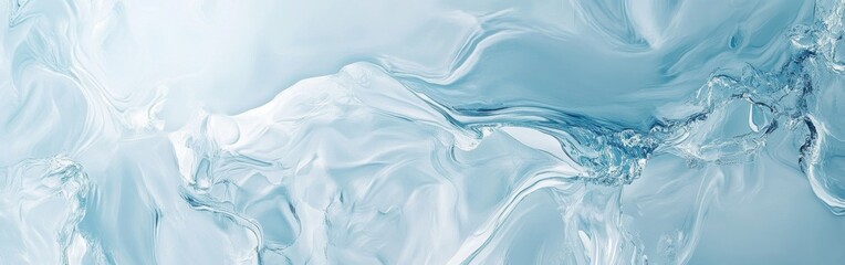 Aufkleber - Abstract wallpaper showcasing the serene flow of slow-moving water with smooth textures and soothing colors for a calming atmosphere