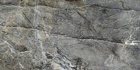 Wall Mural - dark grey marble stone texture, ceramic tile surface