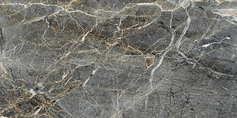 Wall Mural - Dark Grey marble stone texture, ceramic tile surface