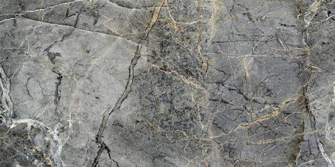 Wall Mural - dark grey marble stone texture, ceramic tile surface