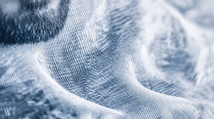Fototapete - Unique ice formation showcasing intricate textures and patterns in a cold environment