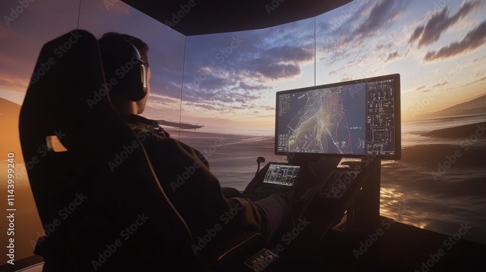 Flight Simulator: Simulators provide realistic training, ensuring pilot ...