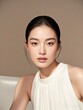 © Mystudiodesign - Portrait beautiful asian woman with long natural hair and fresh skin