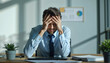 © alex - tired office worker in stress