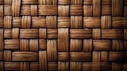Fototapete - Handmade wicker basket weave texture showcasing intricate patterns and natural fibers in a rustic design suitable for various backgrounds