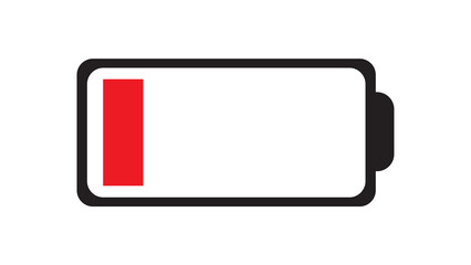 low battery icon
