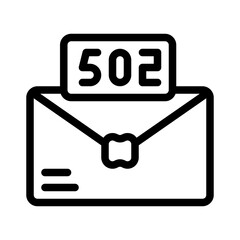 postal line icon