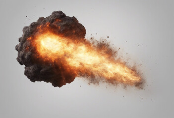 Wall Mural - burning meteor