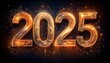 © Indian Creation - Happy new year 2025 beautiful abstract design banner