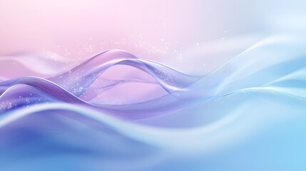 Soft-Toned Background Featuring Digital Transformation Waves