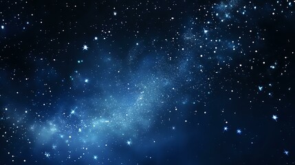Wall Mural - gradient navy and silver with shimmering starry accents and a smooth glowing finish for a celestial 
