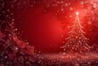 © ikbal - Elegant Christmas design featuring a glowing abstract tree made of delicate lights and ornaments, crowned with a radiant star. Perfect for seasonal greetings, holiday themed designs, and promotional.