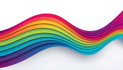 Wall Mural - A colourful smokey waves wallpaper 