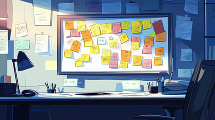 Wall Mural - vector image business