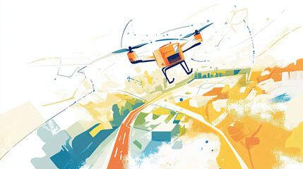 Wall Mural - vector image business