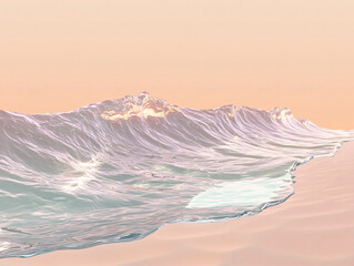 Sticker - Pastel Ocean Wave