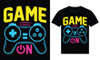 © TShirtArtistry - Game on custom gaming t shirt design