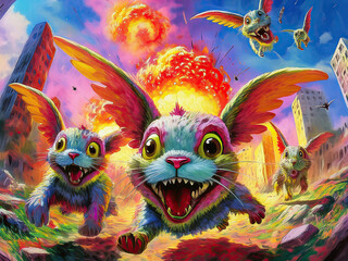  Rainbow Bunnies Escape