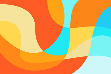 Wall Mural - colorful abstract pattern background. template summer concept. vector illustration