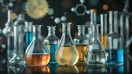molecular biology concepts. biology science. ai generated image, ai