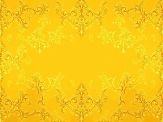 Wall Mural - Luxurious golden background adorned with intricate damask floral pattern, damask, luxury