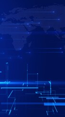 Wall Mural - futuristic round hud hologram dashboard interface target circle digital technology background. showc