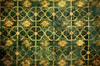 © darshika - canvas texture background with islamic pattern  canvas texture background with islamic pattern